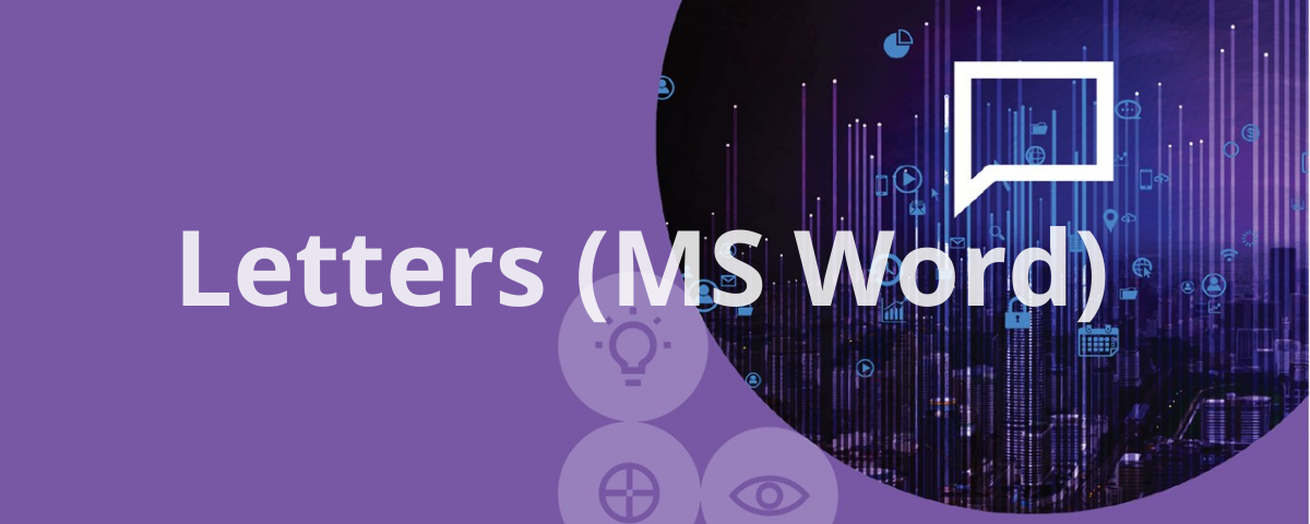 TDO Letters Module Training